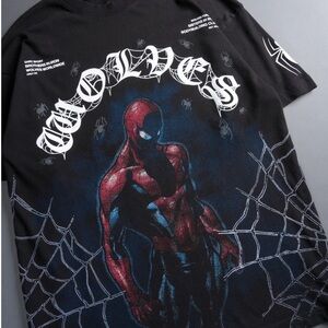 SPIDER-MAN ENERGY "PREMIUM" OVERSIZED TEE IN BLACK M